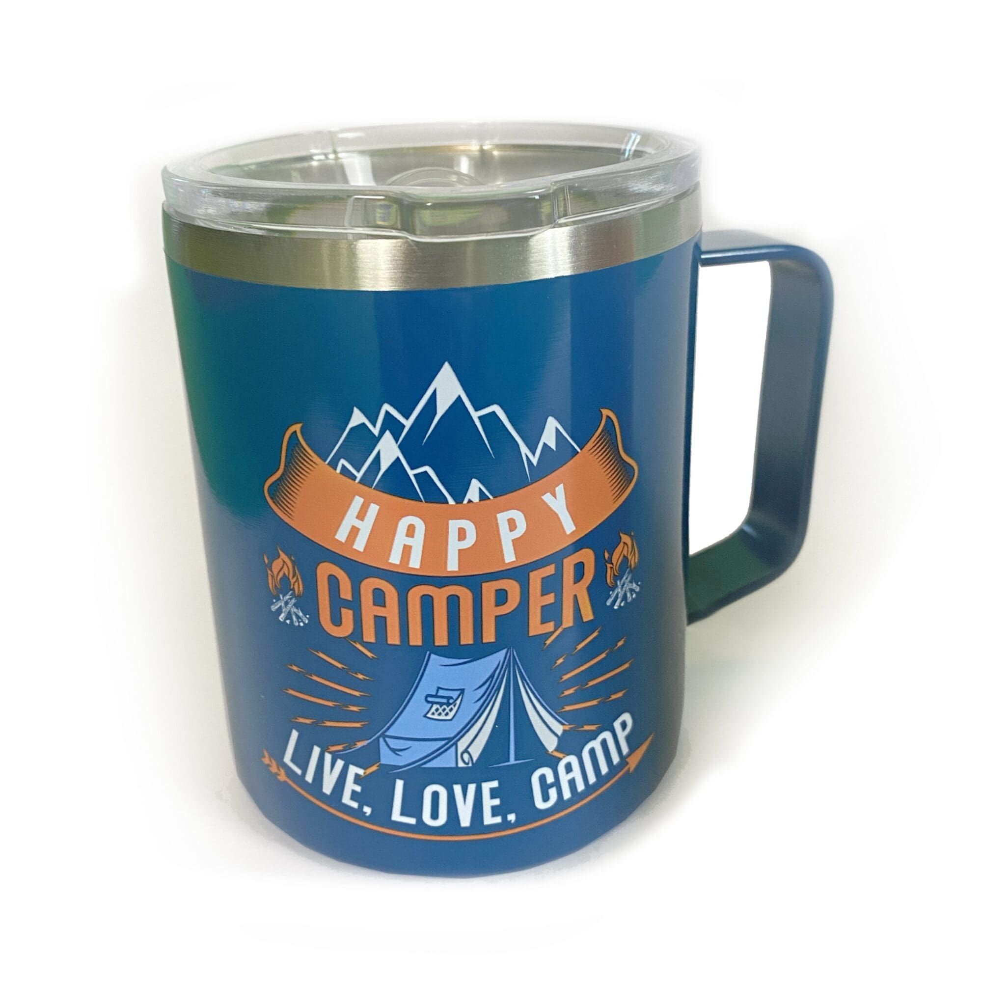Camper 14 oz. Double Wall, Vacuum Mug w/ Copper Lining